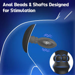 Silicone Anal Trainer Set with Weighted Core – 3-Piece Butt Plug Set for All Levels