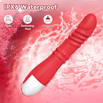 Thrusting Dildo Vibrator – 9.6" Rotating & Vibrating Toy with 6 Thrust Modes