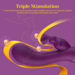 App-Controlled Triple Stimulation Vibrator – Clitoral, G-Spot & A-Spot Pleasure