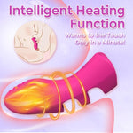 Heated Finger Vibrator with 10 Modes – Clitoral, G-Spot & Nipple Stimulator for Women