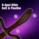 11.6'' Double-Ended Black Monster Dildo – Thick Fantasy Toy for G-Spot & Anal