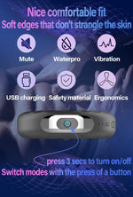 Rechargeable Vibrating Cock Ring β 10 Modes for Enhanced Pleasure & Performance