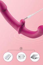 Double-Ended Vibrating Dildo with Ball – 10 Intensity Modes for Ultimate Pleasure