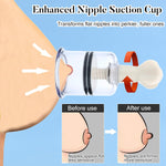 Nipple Suckers Set (1 Pcs 0.78" + 2 Pcs 1.5") for Enhanced Sensitivity, Pressure Play