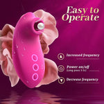 2-in-1 Vibrating & Licking G-Spot Massager – 10-Mode Clitoral & Nipple Stimulator