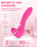 4-in-1 Clitoral Sucking & Licking Vibrator with APP Control, 9 Vibration Modes