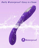 Powerful Waterproof Rose Vibrator – 10 Modes, Soft & Flexible Clitoral Stimulator
