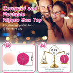 Rechargeable Vibrating Nipple Clamps – 10 Modes, Lightweight Silicone for Pleasure
