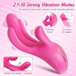 Rechargeable Finger Vibrator with 10 Flapping & Vibration Modes for Clitoral & G-Spot