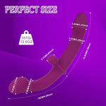 Wireless Vibrating Double-Ended Dildo β Soft Silicone Strapless G-Spot & Anal Toy