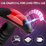 App-Controlled Anal Plug Vibrator for Men & Women, 7 Thrusting & Vibration Modes
