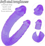 Realistic Double-Ended Dildo – Lifelike Dual-Head Dong for G-Spot & Anal Stimulation
