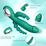 Thrusting G-Spot & Anal Vibrator – 10 Mode Silicone Waterproof Rechargeable Toy