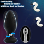 Remote Control Fox Tail Anal Plug – 10 Vibration & 3 Wiggling Modes for Role Play