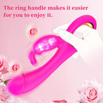 Rabbit Vibrator for Women – G-Spot, Clitoral & Anal Stimulator with 7 Modes (Pink)