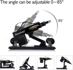 Thrusting Sex Machine with Realistic Dildo & 8 Accessories, 3XLR Connector