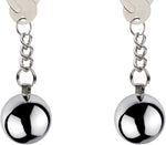 Adjustable Large Metal Nipple Clips with Chains, Non-Piercing Nipple Clamps (2)