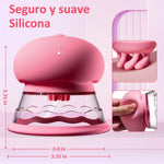 Rechargeable Nipple Stimulator – 10 Modes with Rotating Brush Heads for Pleasure