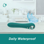 Rechargeable G-Spot Vibrator with 10 Modes, Soft Silicone Massager for Clitoral, Vaginal & Anal Stimulation