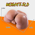 Lifelike 5.5lb Male Masturbator Doll with Realistic Pussy, Testicles & Anus