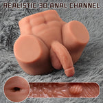 7.5LB Realistic Male Sex Doll Torso with Penis, Ass, Testicles for Men Masturbation