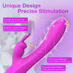 Thrusting G-Spot Rabbit Vibrator – Waterproof Silicone with 3×7 Vibration Modes