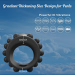 Vibrating Penis Sleeve Cock Ring for Men & Women – Girth Enhancer & G-Spot Toy
