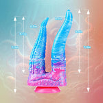 7.9" Dual-Head Tentacle Dildo – Soft Silicone Fantasy Toy for Couples & Beginners