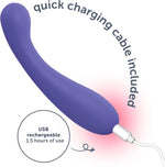 Rechargeable G-Spot Massager – 10 Vibration Modes, Waterproof & Body-Safe Silicone