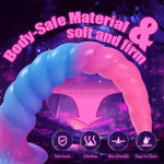 9.4" Anal Dildo with Suction Cup, G-spot & Prostate Massager, Luminous Fantasy Plug