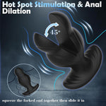 Large Vibrating Butt Plug with 8 Shock & Vibration Modes – Remote-Controlled Anal Toy