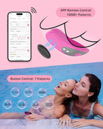 Wearable Magnetic Vibrator with App & Remote Control – Long-Distance & Music Sync