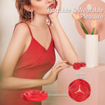Wearable Nipple Vibrator – 9 Modes, App Control, Silicone Massager for Couples Play