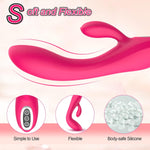 Dual-Stimulation Rabbit Vibrator - G-Spot, Clitoral & Anal Massager with 7 Modes