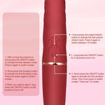 Double-Ended Thrusting Vibrator – Realistic Dual-Head Dildo for Couples & Solo Play