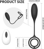 3-in-1 Vibrating Anal Plug & Prostate Massager with Cock Rings – Remote Control