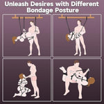 Bdsm Shibari Bondage Sex Rope - Bdsm Kit Adult Bondage Restraints Set Sex Toys For Beginner Women & Couples Extreme Sm Slave Fetish Tie-Ups Restraint Kit Kinky Rope 32 Feet 8Mm,3 Pack