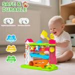 Musical Toy For 1-2 Year Old Boys,Educational Baby Toys 12-18 Months,Ball Drop Toy With English & Spanish,Fine Motor Toys For Toddlers 1-3,Birthday Gift For 1+ Year Old Boy (Green)