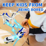 Collision Transforming Unicorn Car Toy – 2 Cars Crash & Transform Into Unicorn Robot Toys For Kids – Fun Gift For Boys & Girls, Birthday & Christmas