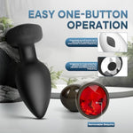 Anal Plug Vibrator With 2Pcs Butt Plug,Wireless Remote Control 10 Frequency Vibration,Small Butt Plug For Female Male Prostate Massage Vibrating Anal Sex Toys For Men