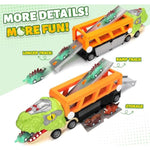 Dinosaur Toys For Kids 3-5, 5-7 Year Old Boys, Big Dinosaur Truck With 10 Mini Cars, Dino Toys For Ages 2-4, Kids Toy T-Rex Transport Carrier Truck, Birthday Gifts For 3 4 5 Year Old Toddler Boys