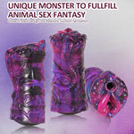 Male Masturbator Cup Pocket Pussy Sex Toys for Men,Soft Silicone Stroker Masturbation Sleeve Fantasy Monster Sex Doll,Sucking Blowjob Machine Penis Trainer with Realistic Textured Vagina & Tight Anal