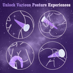 Silicone Anal Stretcher Butt Plug, Soft Trainer Dildo With Curved Texture & Strong Suction Cup For Hands-Free Play, Adult Sex Toys Woman Men Sex Gifts For Beginners Couples, Anus Dilator Masturbator