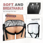 Strap On Harness Adult Sex Toys, Waist And Legs Adjustable Locks Dildo Harness, Four Rings Of Different Sizes For Strap On, Sex Toy Strapon For Women, Strapon Harness For Women Lesbian Couple
