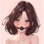 Silicone Bondage Gags Sexy Open Mouth Ball Gag Adjustable Red Soft Ribbon With Classical Embroidery Print Slave Harness Fetish Mouth Ballgags Sm Game Sex Toys For Lover Couple Bdsm Foreplay