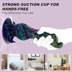 10.24" Squirting Monster Dildo Fantasy Ejaculating Dog Knot Penis,Silicone Realistic Tentacle Dildo Dragon Cock W/Enema Bulb,Thick Anal G Spot Stimulator Suction Cup Masturbator Sex Toy For Women Men