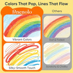 12 Colors Twist Crayons Set for Toddlers and Kids, Washable and Non-Toxic