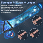 7 Pcs Silicone Penis Ring Set Sex Toys For Men,Men'S Erection Sex Aid Men’S Shaft For Erection Enhancing, Soft Stretchy Male Sex Toys, Adult Toys For Couples Pleasure(Black)