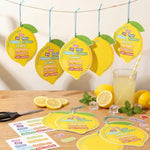 24 Sets Fruit of the Spirit Christian Sign Craft Kit with Stickers
