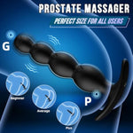 Vibrating Anal Beads Butt Plug Vibrator Sex Toys, App Remote Control With 9 Vibrating Modes, Flexible Silicone Prostate Massager Adult Toys & Games For Men, Women And Couples